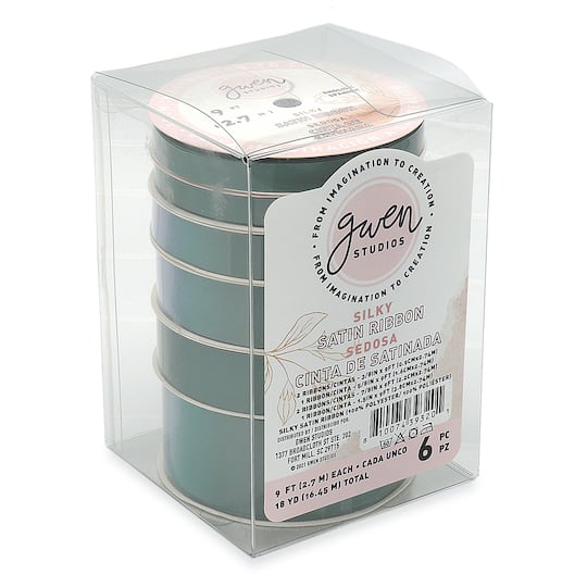 Gwen Studios 18yd. Satin Ribbon Set